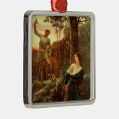 Ridderlijkheid (door Frank Dicksee) Metalen Ornament (Rechts)