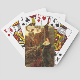 Ridderlijkheid (door Frank Dicksee) Pokerkaarten