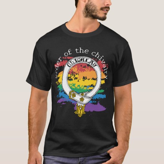 Ridderlijkheid Houtsnede Trots T-shirt (Voorkant)