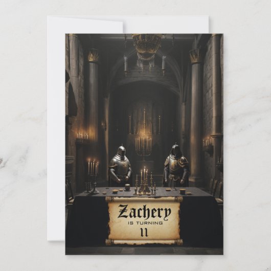 *~* Ridders Armor AP88 Kasteel Middeleeuwse Verjaa Kaart (Voorkant)