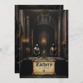 *~* Ridders Armor AP88 Kasteel Middeleeuwse Verjaa Kaart (Voorkant / Achterkant)