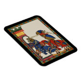 Ridders bestormen het kasteel, 14e eeuw magneet (Rechterzijde)