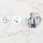 Ridders & Draken | Verjaardags Tafel met Naam Confetti (Voorkanten)