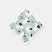 Ridders en draken | Sprookjesachtig verjaardagsfee Servet (Hoek)