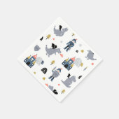 Ridders en draken | Sprookjesachtig verjaardagsfee Servet (Hoek)