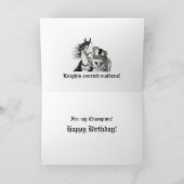 "Ridders hofierden jonkvrouwen" kaart (Binnen)