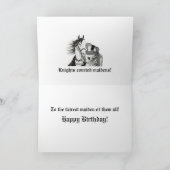 "Ridders hofierden jonkvrouwen" Kaart (Binnen)