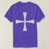 Ridders Hospitaller Kruis Ridders van Malta T-shirt (Design voorkant)