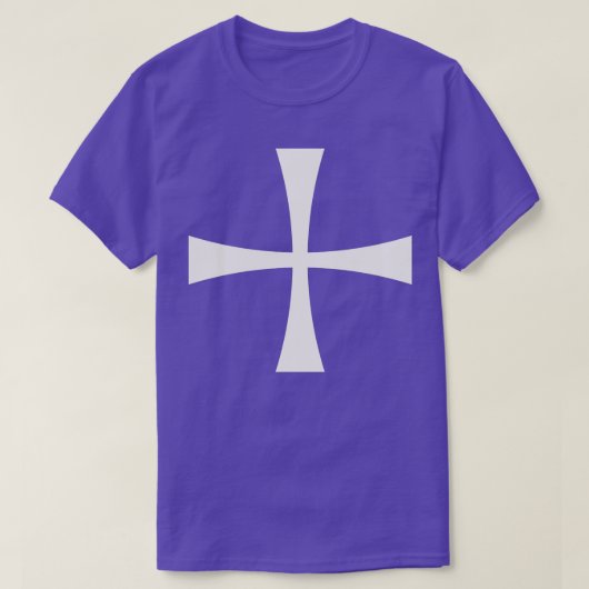 Ridders Hospitaller Kruis Ridders van Malta T-shirt (Design voorkant)