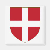 Ridders Hospitaller Wapen Magneet (Voorkant)