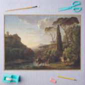 Ridders in het Italiaanse landschap Ephemera Decou Tissuepapier (Craft)