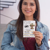 Ridders in pantserfeest Eerste Verjaardag Kaart