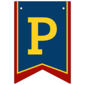 Ridders middeleeuws Gelukkige Verjaardag 10e bunti Vlaggetjes (Derde vlag)