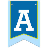 Ridders middeleeuws Gelukkige Verjaardag 5e buntin Vlaggetjes (Tweede vlag)