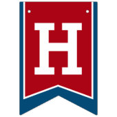 Ridders middeleeuws Gelukkige Verjaardag 8e rode b Vlaggetjes (Eerste vlag)