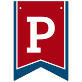 Ridders middeleeuws Gelukkige Verjaardag 8e rode b Vlaggetjes (Derde vlag)