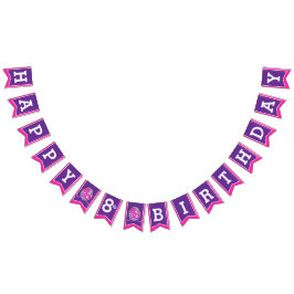 Ridders middeleeuws Gelukkige Verjaardag meisjes b Vlaggetjes