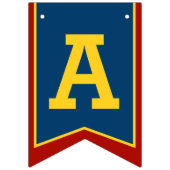 Ridders middeleeuwse Happy Birthday kinder bunting Vlaggetjes (Tweede vlag)