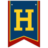 Ridders middeleeuwse Happy Birthday kinder bunting Vlaggetjes (Eerste vlag)