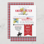 Ridders Prinses Middeleeuws Verjaardagsfeest Uitno Kaart (Voorkant / Achterkant)