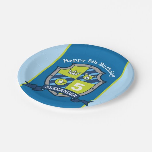 Ridders schild beer 5e verjaardag aangepaste bord (Gekanteld)