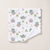 Ridders Sprookjesachtige Middeleeuwse Kasteelkweke Bad Handdoek (Wasdoekje)