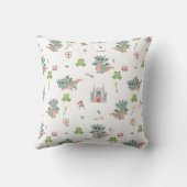 Ridders Sprookjesachtige Middeleeuwse Kasteelkweke Kussen (Achterkant)