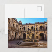 Ridders Tempeliers Kasteel en klooster Tomar Portu Briefkaart (Voorkant / Achterkant)