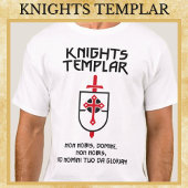 Ridders Tempeliers Non Nobis Domine Middeleeuwen K T-shirt