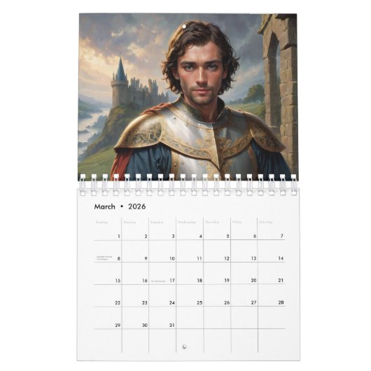 Ridders zonder Helms Kalender (Mar 2026)