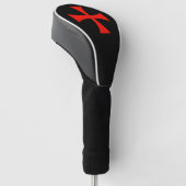 Riddertempelierskruis Patriottische Golf Headcover (Schuin)
