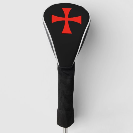Riddertempelierskruis Patriottische Golf Headcover (Voorkant)