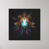 Riddian Queen Fractal Art Wrapped Canvas print (Voorkant)