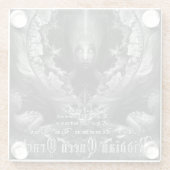 Riddian Queen Oracle GS Full Coverage Glass Coaste Glazen Onderzetter (Achterkant)