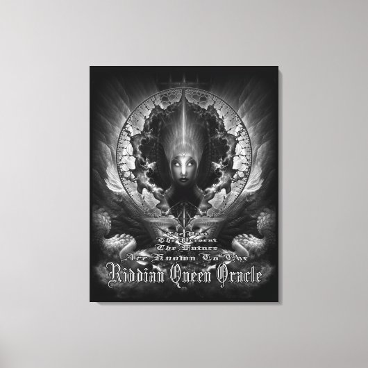 Riddian Queen Oracle GS Wrapped Canvas Afdruk (Voorkant)