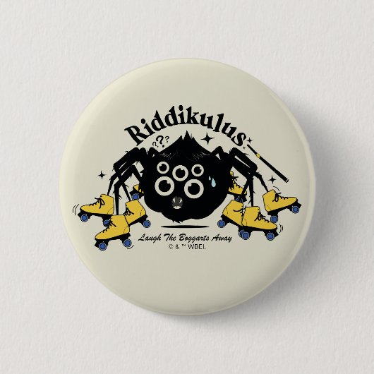 Riddikulus - Lach de Boemannen Weg Ronde Button 5,7 Cm (Voorkant)