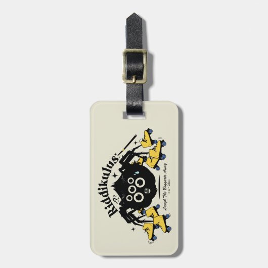 Riddikulus - Lach de Boggarts weg Bagagelabel (Voorkant verticaal)