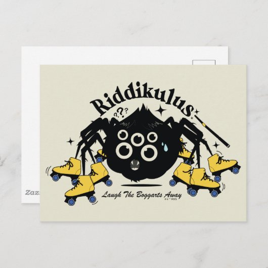 Riddikulus - Lach de Boggarts weg Briefkaart (Voorkant / Achterkant)