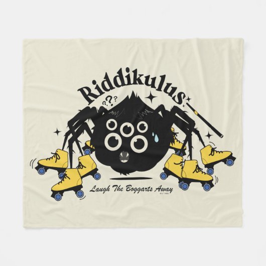 Riddikulus - Lach de Boggarts weg Fleece Deken (Voorkant (Horizontaal))