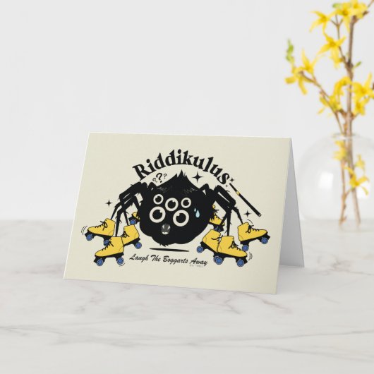 Riddikulus - Lach de Boggarts weg Kaart (Gele Bloem)