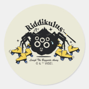 Riddikulus - Lach de Boggarts weg Ronde Sticker