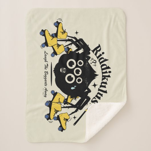 Riddikulus - Lach de Boggarts weg Sherpa Deken (Voorkant)