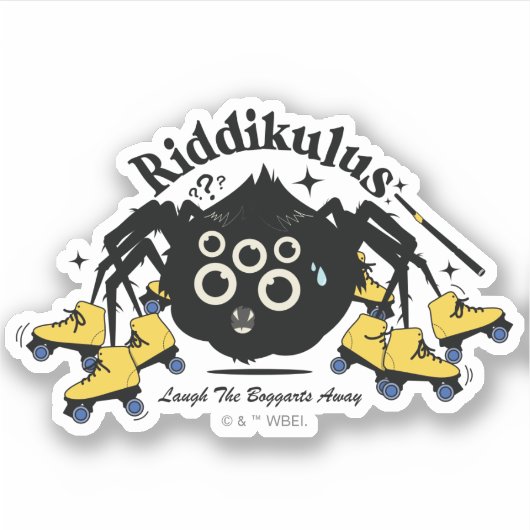 Riddikulus - Lach de Boggarts weg Sticker (Voorkant)