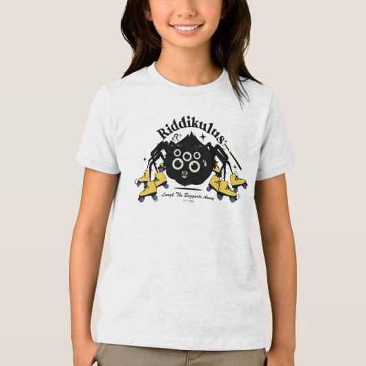 Riddikulus - Lach de Boggarts Weg Tri-Blend Shirt (Voorkant)