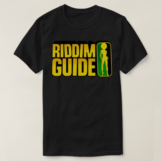 Riddim Guide sticker T-shirt (Design voorkant)