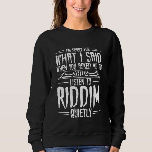 Riddim Music - EDM Rave - Riddim Dubstep Trui (Voorkant)