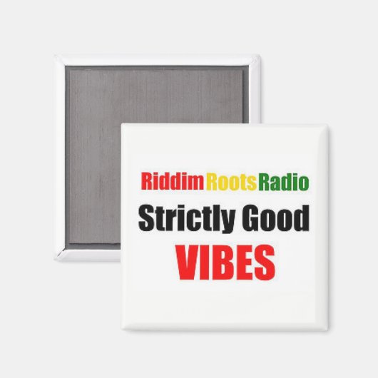 Riddim Roots Radio Strictly Good Vibes Magnet (Voorkant / Achterkant)