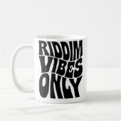 Riddim Vibes Only Edm Rave Groovy Koffiemok (Links)