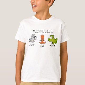 Riddle 3 als dinosaurussen t-shirt