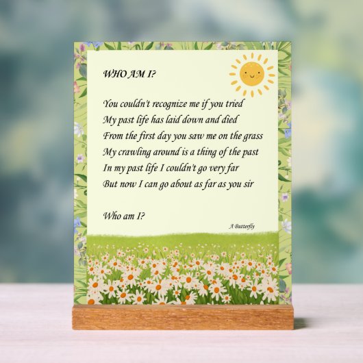 Riddle Art Acryl Bord (Neutraal)